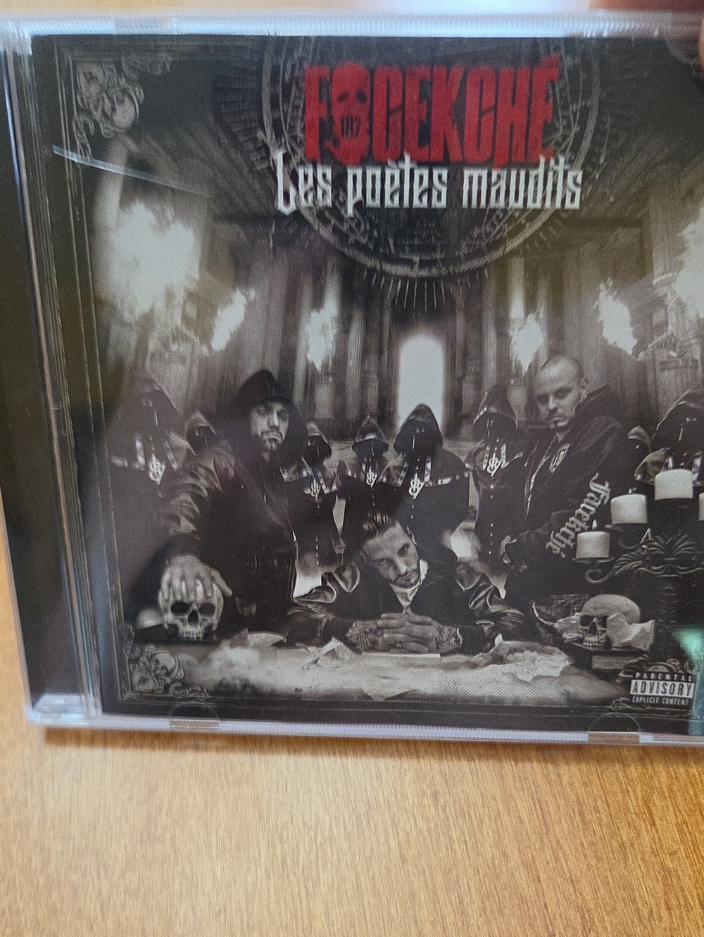 Fabeckhe Les Poètes Maudits CD - Black & Red Cover